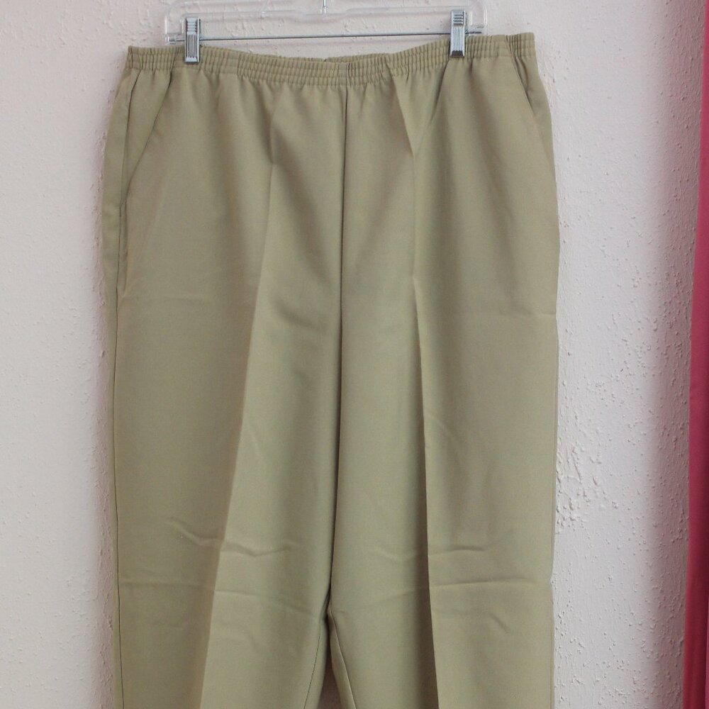#389 Blair Tan Cream-Colored Dress Pants Size 18W